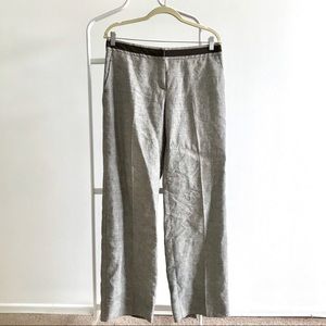 MaxMara Pants & Jumpsuits - Max Mara linen pants Grey Brown Size 6-8 MaxMara Pants & Jumpsuits - Max Mara linen pants Grey Brown Size 6-8
